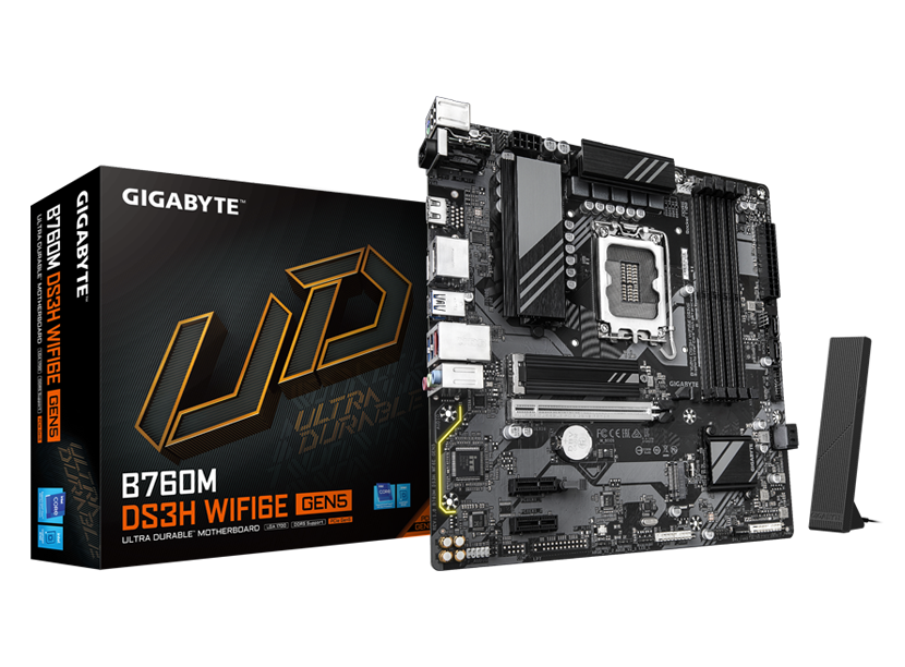GIGABYTE B760M DS3H WIFI6E GEN5 LGA 1700 Intel B760 M-ATX